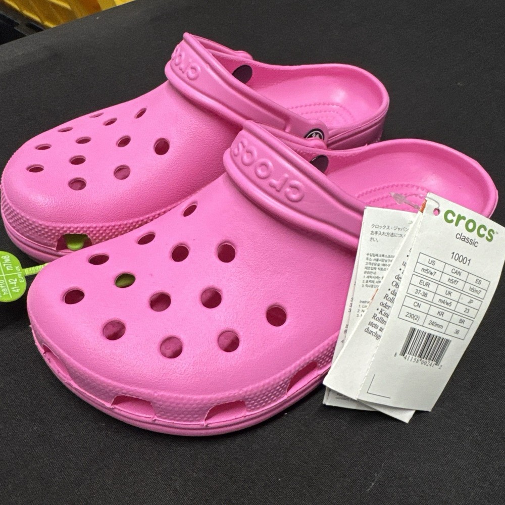 Crocs Pink Limited Edition 7 Women’s Fast Shipping