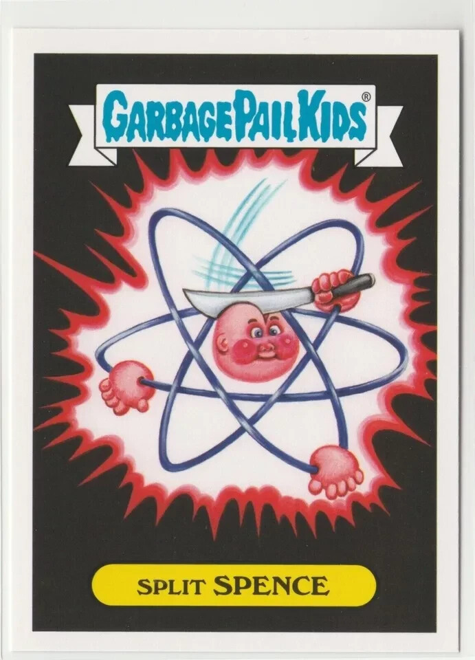 Split Spence #6b Garbage Pail Kids GPK 2017 Adam-geddon Trading Card