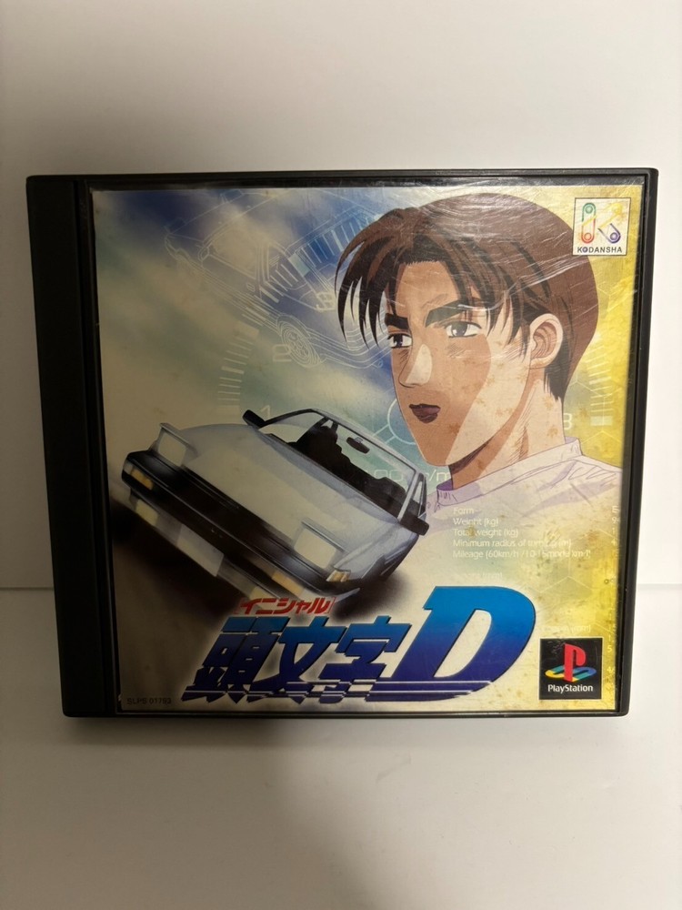 Initial D PS1 with Manual PlayStation 1 Japanese NTSC-J JP Seller