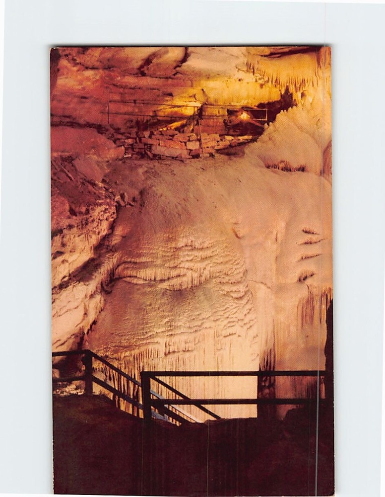 Postcard Frozen Niagara Mammoth Cave National Park Mammoth Cave Kentucky USA