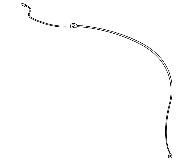 Genuine GM Windshield Washer Fluid Reservoir Hose 15896074