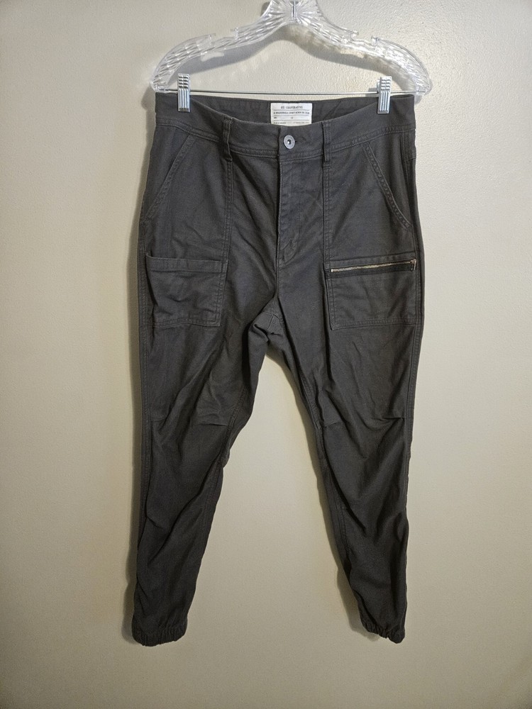 REI Co-Op Womens Trailsmith Jogger Pants Ankle Zip Outdoor Gorpcore Size 12
