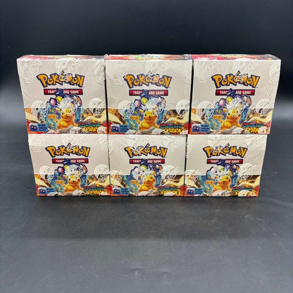 Lot of (6) Pokemon TCG Surging Sparks Booster Boxes SEALED/NEWPROBSTEIN is actively accepting consignments !!