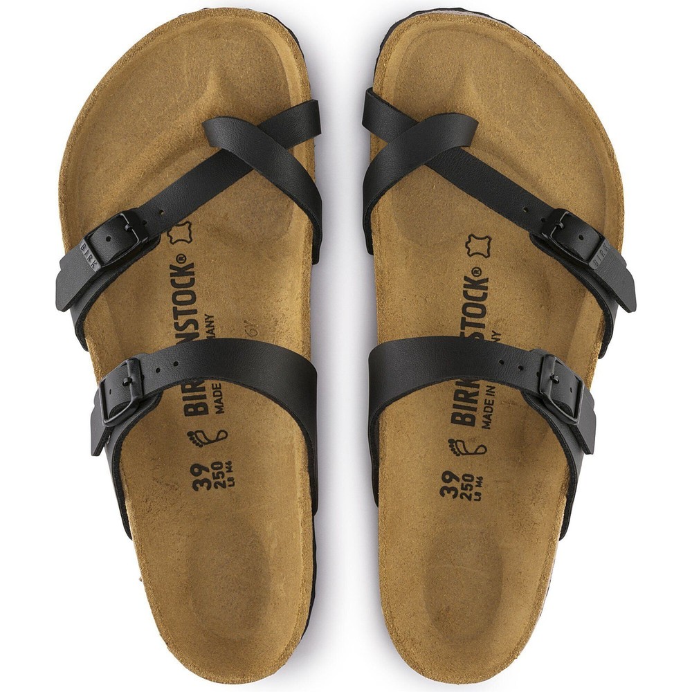 Birkenstock Mayari Birkibuc Women's Sandals Wide - Black