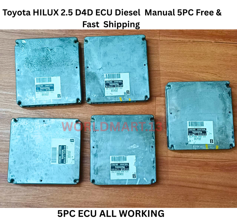 Toyota HILUX 2.5 D4D ECU Diesel  Manual 5PC Free & Fast  Shipping