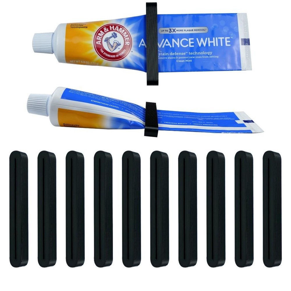 10 Tube Squeezer Toothpaste Dispenser Holder Rolling Tool Makeup Saver Cream