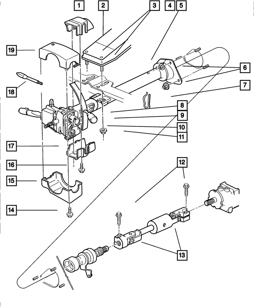 Genuine Mopar Steering Column Shroud Lower Front 5CT42JX8AD