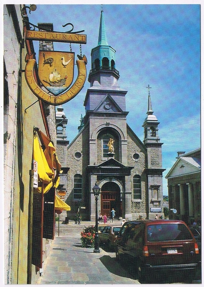 Postcard Chapelle Notre Dame De Bonsecours Montreal Quebec