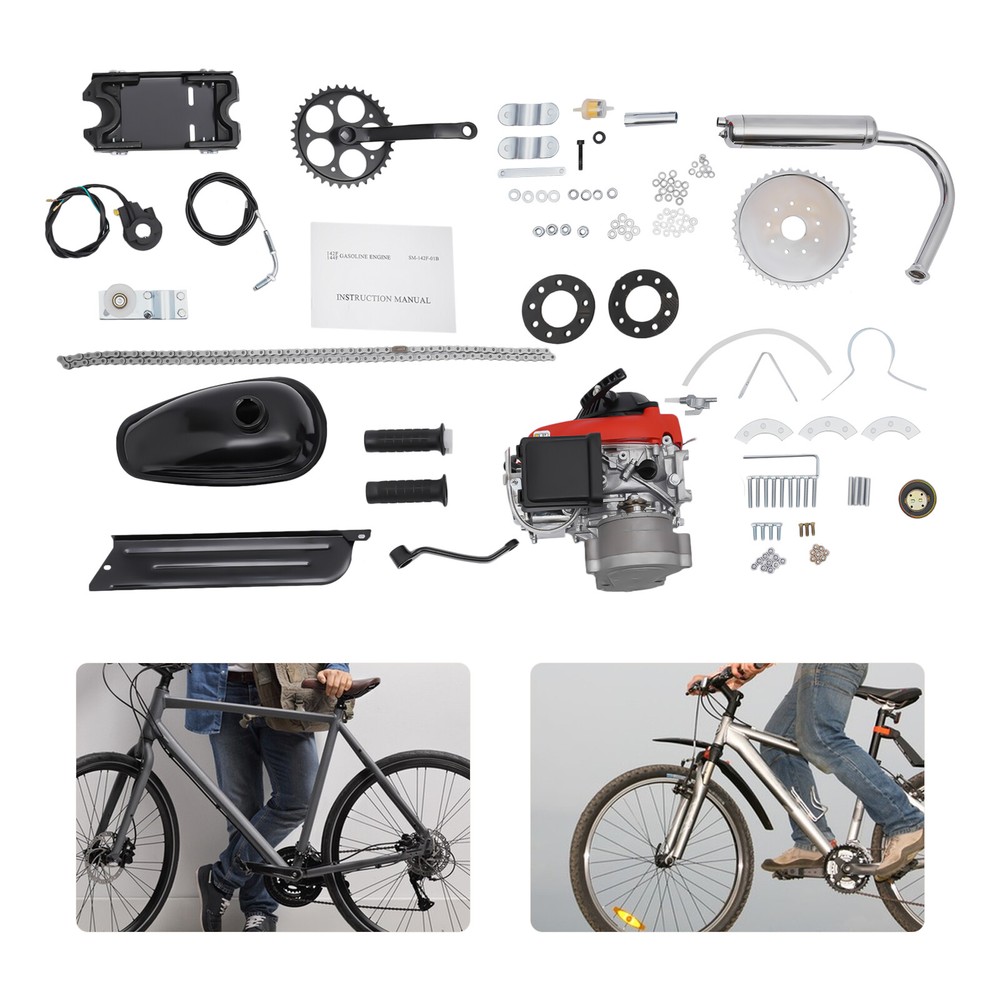 53CC 4-Stroke Engine Motor Kit Dirt Pit Bike Gas Engine Motor Kit Chain Scooter