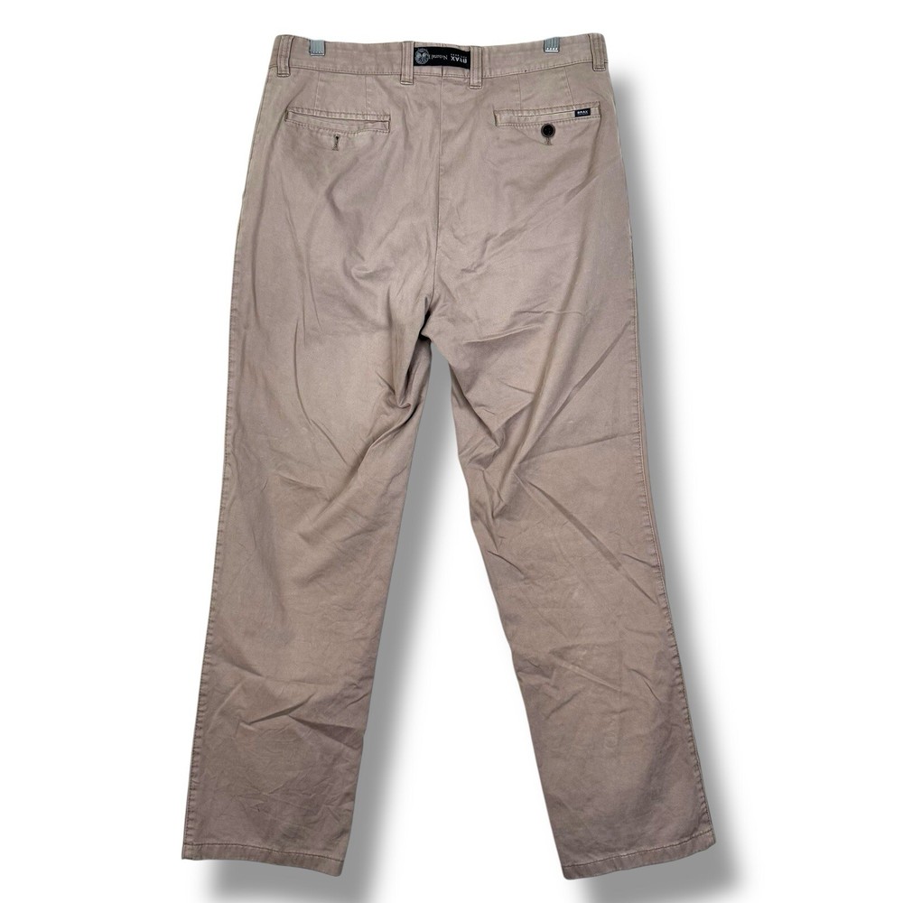 BRAX Ernesto Dress Pants Men 34 X 31 Stretch Beige Straight Leg Casual Formal
