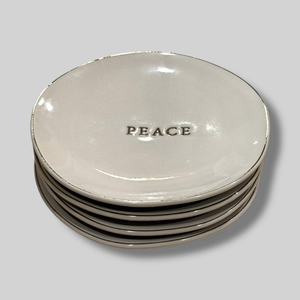 Hearth & Hand Dessert Plate Set of 4 Gently Used
