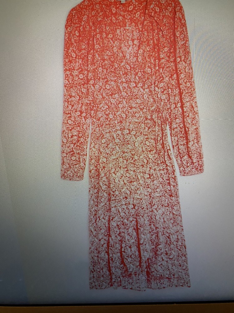 NEW M&S PER UNA Floral V-Neck Wrap Midi Dress SIZE 18 BNWT Summer