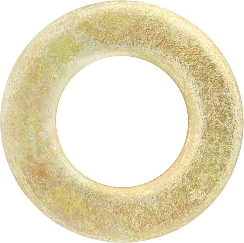 8mm DIN 125 Metric Zinc Yellow Flat Washer AMZ Clips & Fasteners