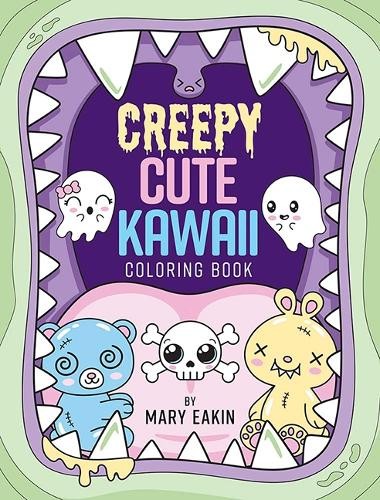 Mary Eakin Creepy Cute Kawaii Coloring Book (Paperback) Adult ColoringAnother great item from Rarewaves USA | Free delivery!