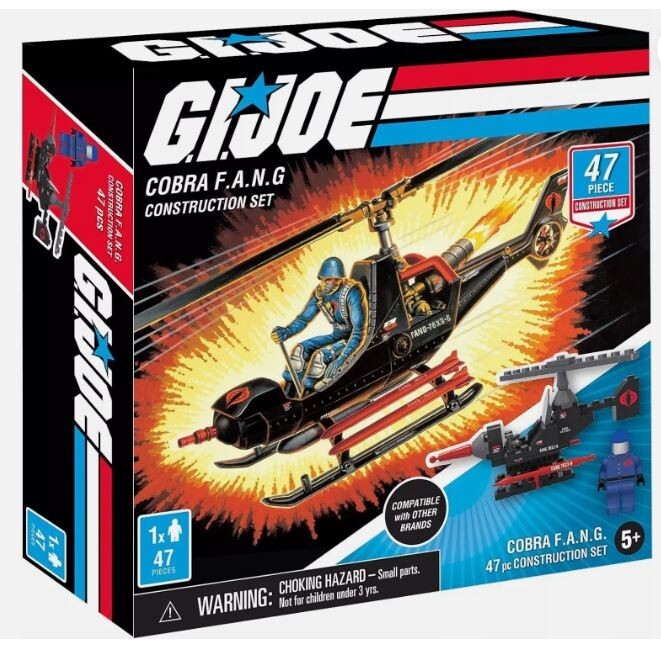GI Joe ~ Construction Set ~ Cobra F.A.N.G. ~ 47 Pieces
