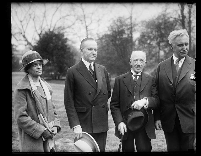 Photo:and Calvin Coolidge group