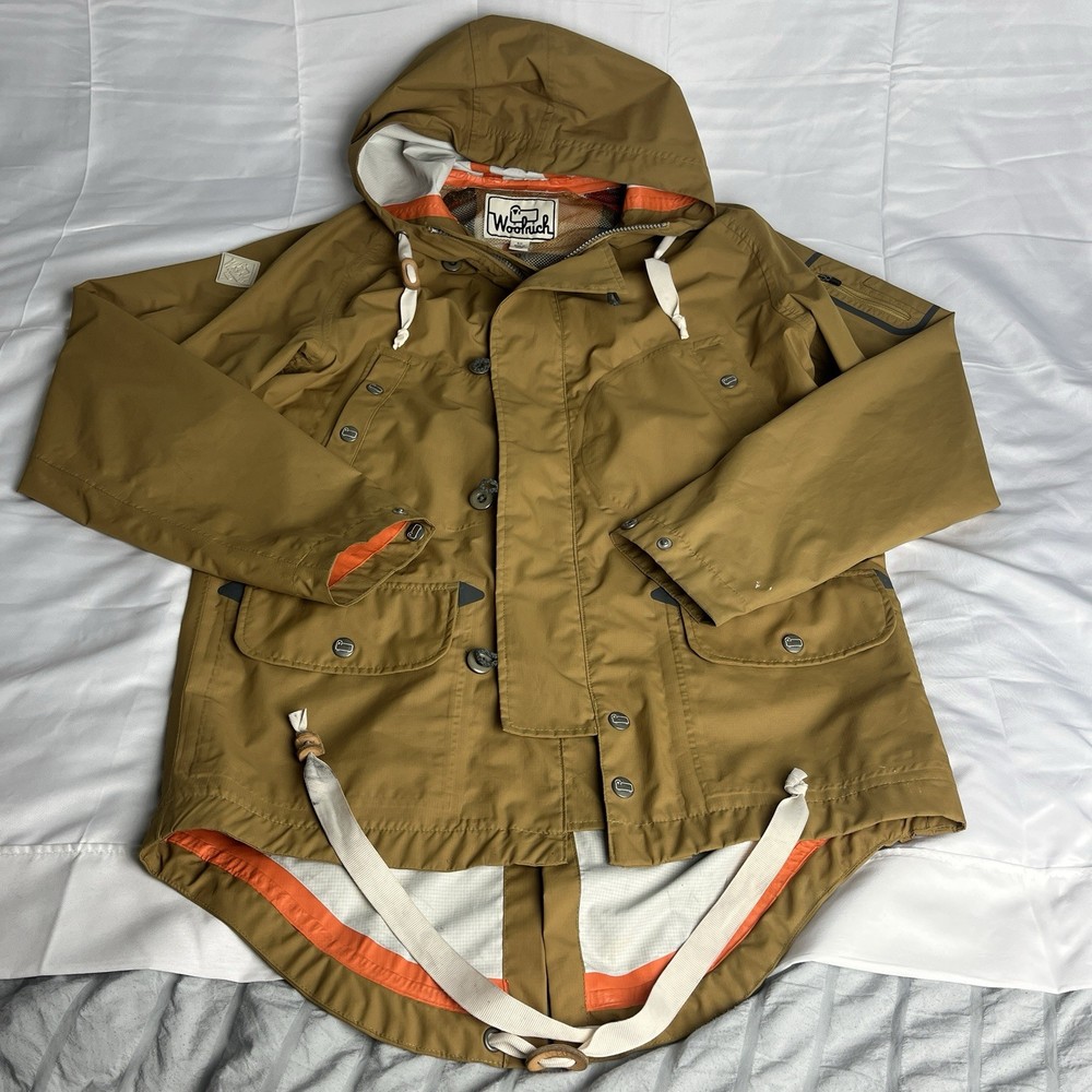 Men’s Woolrich Woolen Mills WPB Kodiak Rain Parka Size Tag Small (Fits Medium)