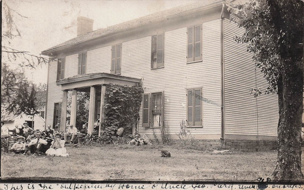 RPPC Bloomington IL Douglas Family Home Photo Postcard F37