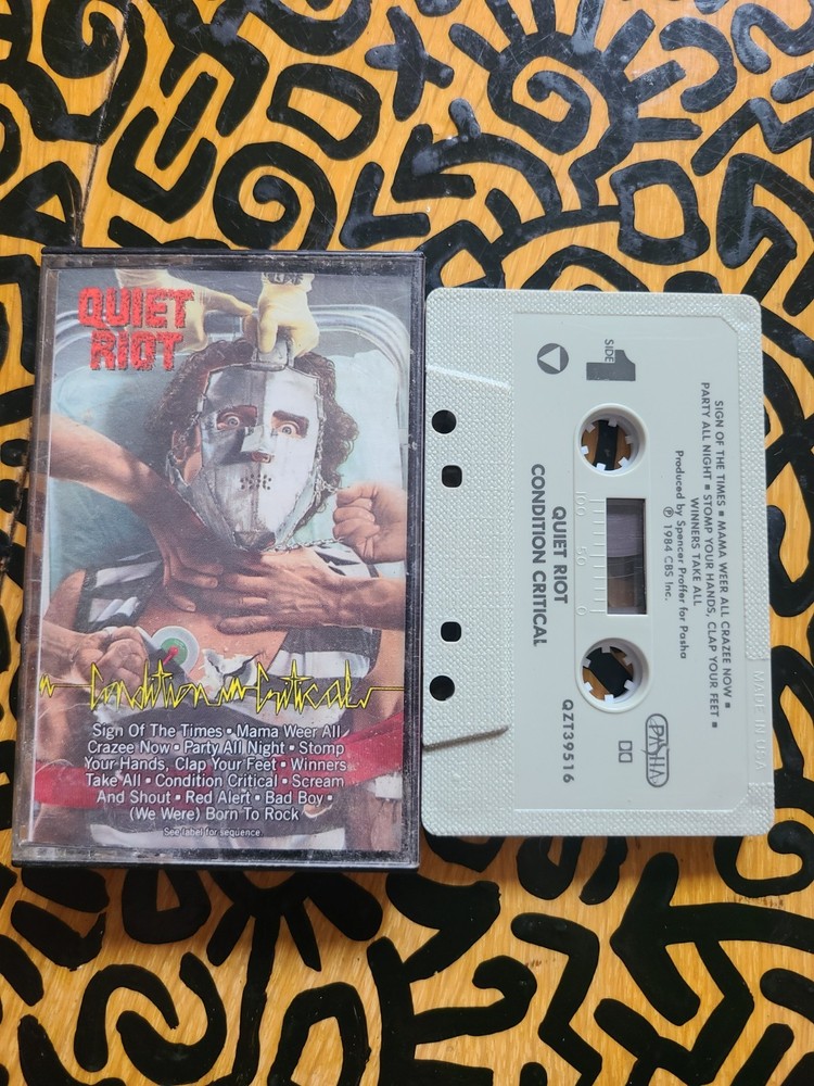 Condition Critical by Quiet Riot (Cassette, Pasha)