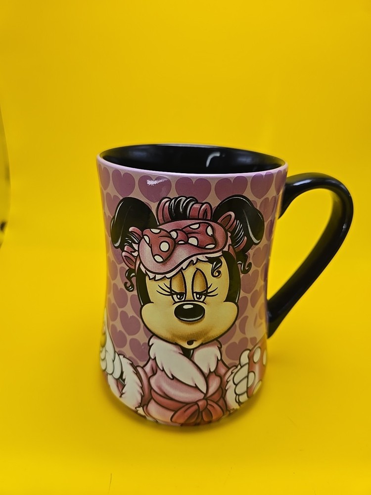 Authentic Original Disney Parks Minnie Mouse Mornings Aren’t Pretty Large Mug