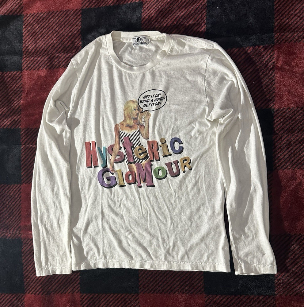 Hysteric Glamour Men's White Long Sleeve