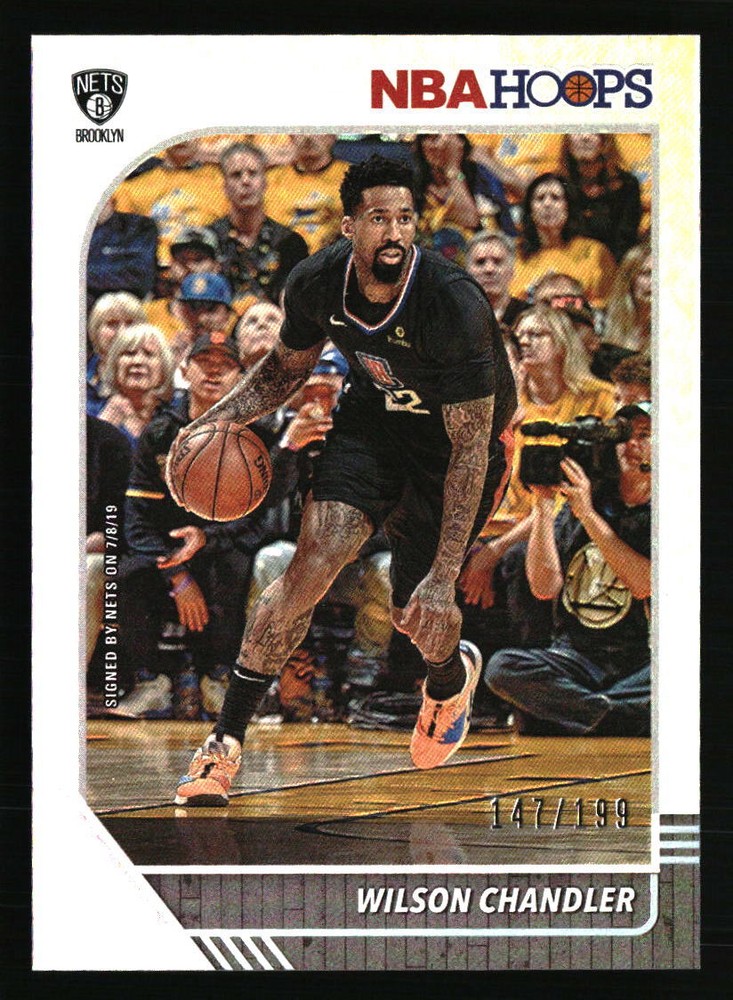 Wilson Chandler 2019 Hoops #86 Basketball Card Serial #/199