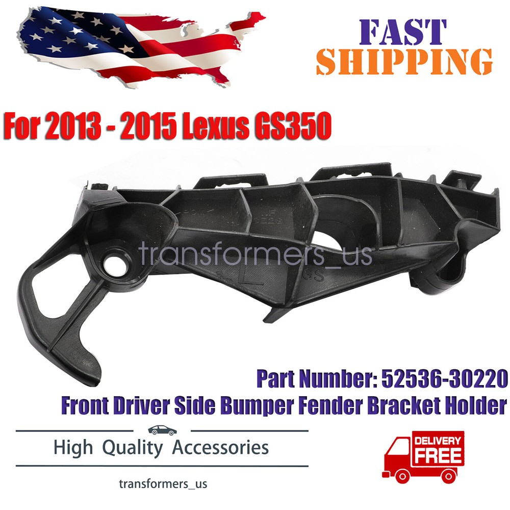 New 2013-2015 Lexus GS350 Driver Side Front Bumper Fender Bracket Holder