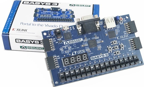 Digilent Basys 3 Artix-7 FPGA Trainer Board Vivado XC7A35T-1CPG236C - NEW
