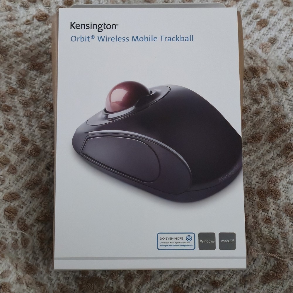 Kensington Orbit Optical Trackball Mouse – Ergonomic USB PC Laptop Mouse  