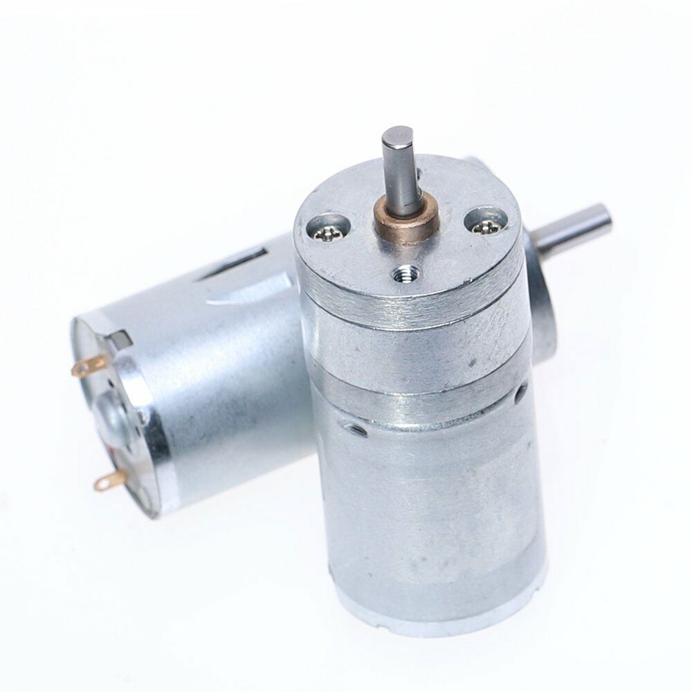 1 Pcs 25GA370 Gear Motor DC 6V 12V 24V Electric Gear Motor High Torque 4mm Shaft