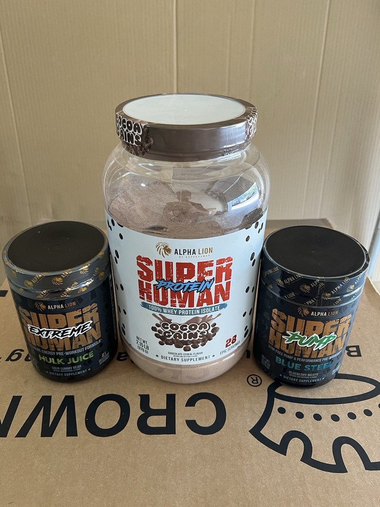 Alpha Lion Combo Deal with Pre Workout Protein and Pump Formula