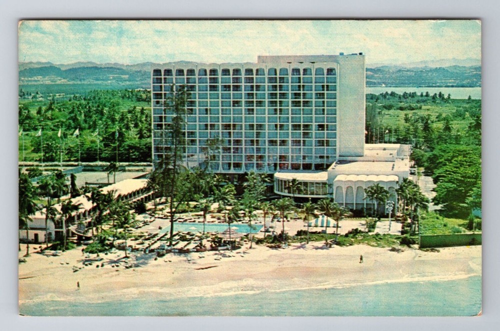 San Juan-Puerto Rico, Americana of San Juan, Advertising, Vintage Postcard