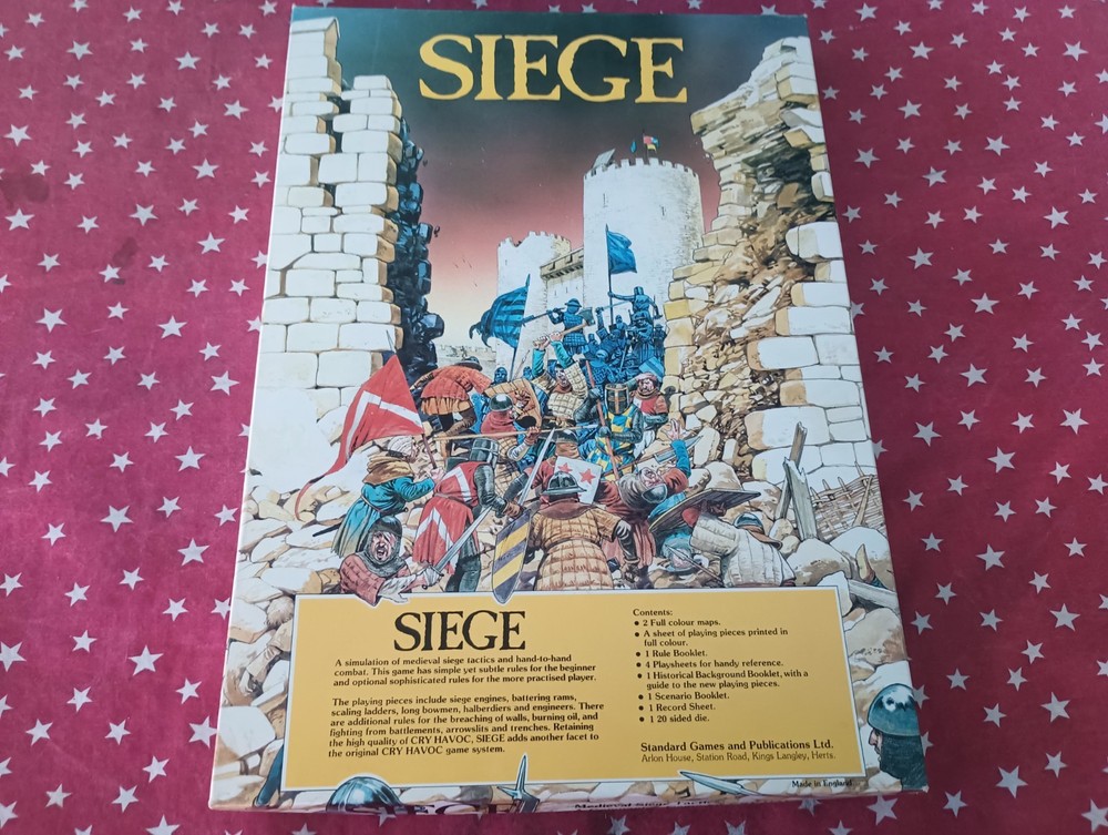 Standard Games & Publications Boardgame Siege Cry Havoc Series Game System