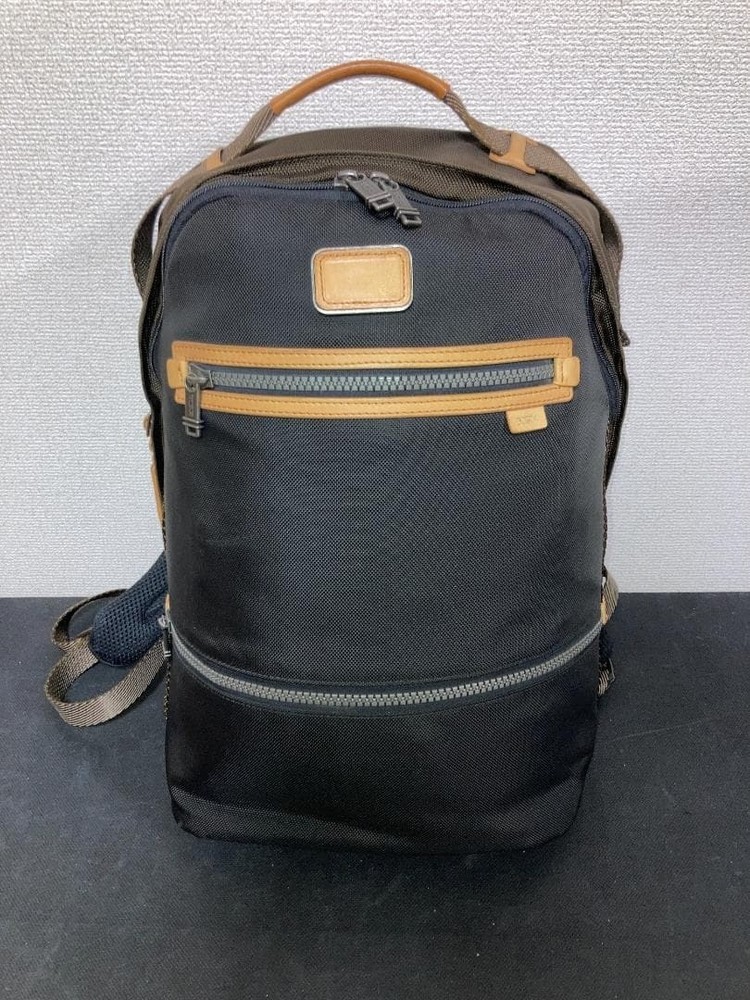 TUMI ALPHA BRAVO 22385DBH Rucksack Backpack Cannon Black camel from Japan
