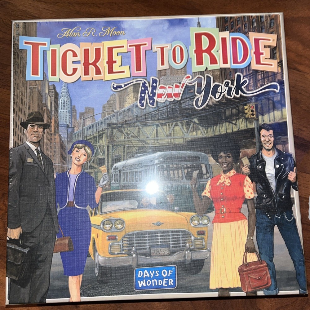 New Ticket to Ride New York Days Of Wonder- Board Game