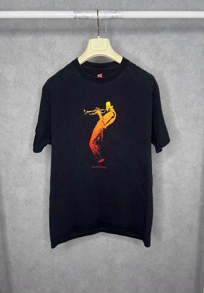Miles Davis t shirt Black Size L