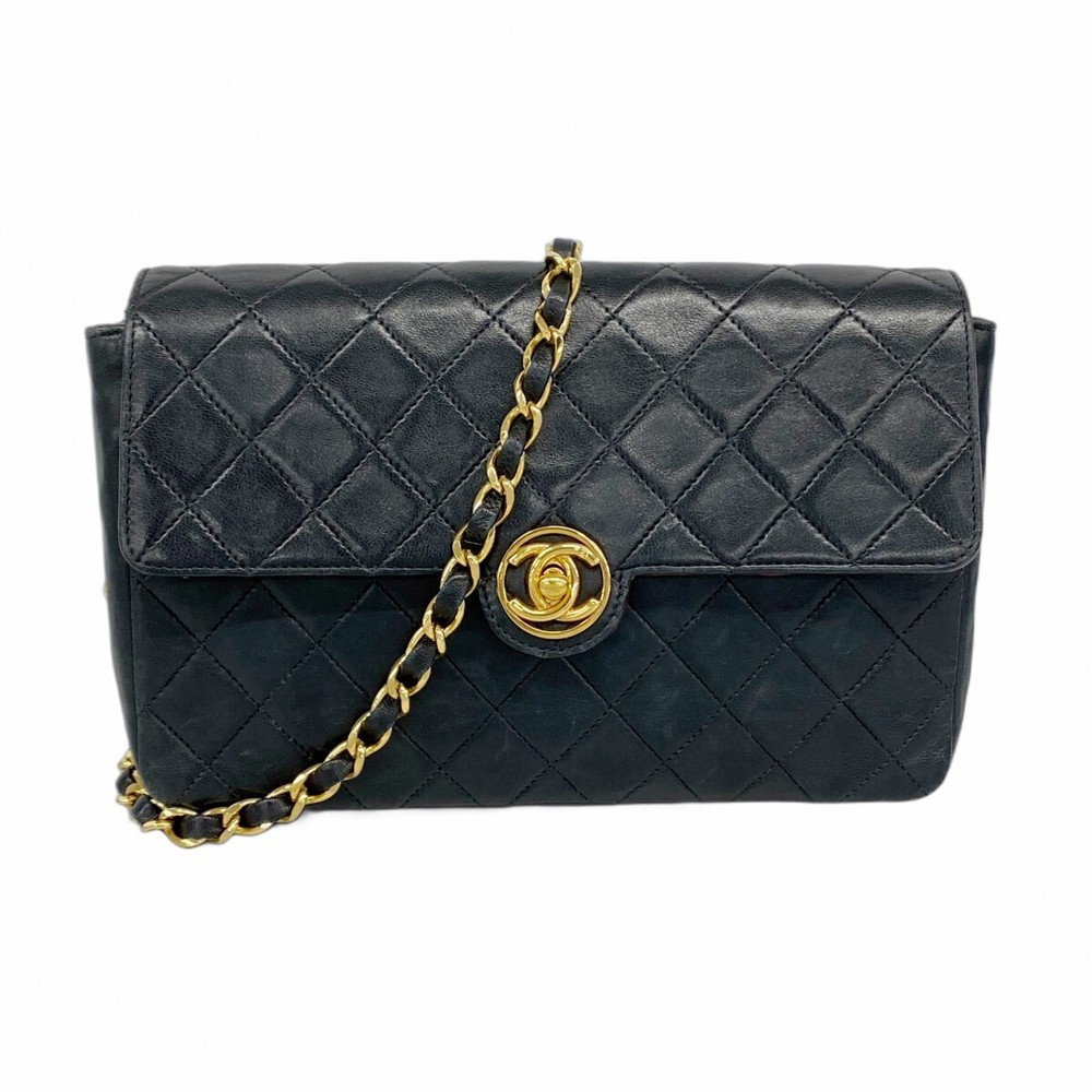 Chanel Lambskin Matelasse Chain Shoulder Bag 728950