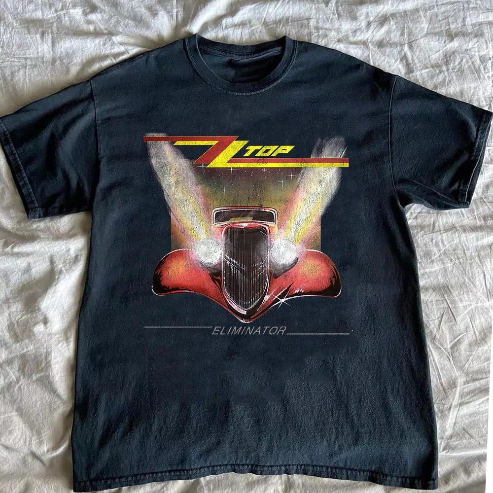ZZ Top Eliminator Unisex Black T-shirt Size S-5XL