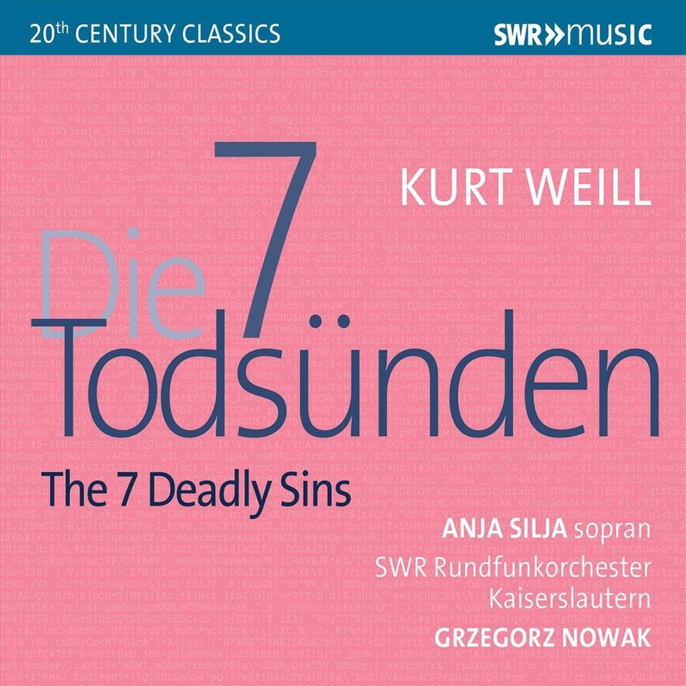 Anja Silja / Grzegorz Nowak Kurt Weil: Die 7 Todsünden New Cd