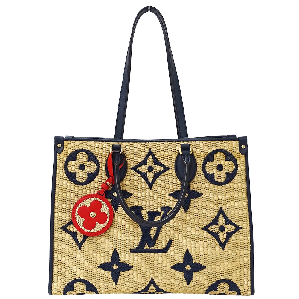 Louis Vuitton Monogram Raffia OnTheGo Tote Bag MM M57723 856064