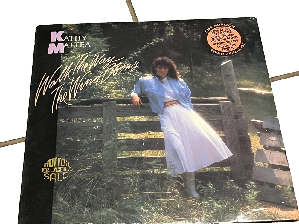 KATHY MATTEA Walk the Way the Wind Blows ORIGINAL 1986 LP RECORD ALBUM VG+