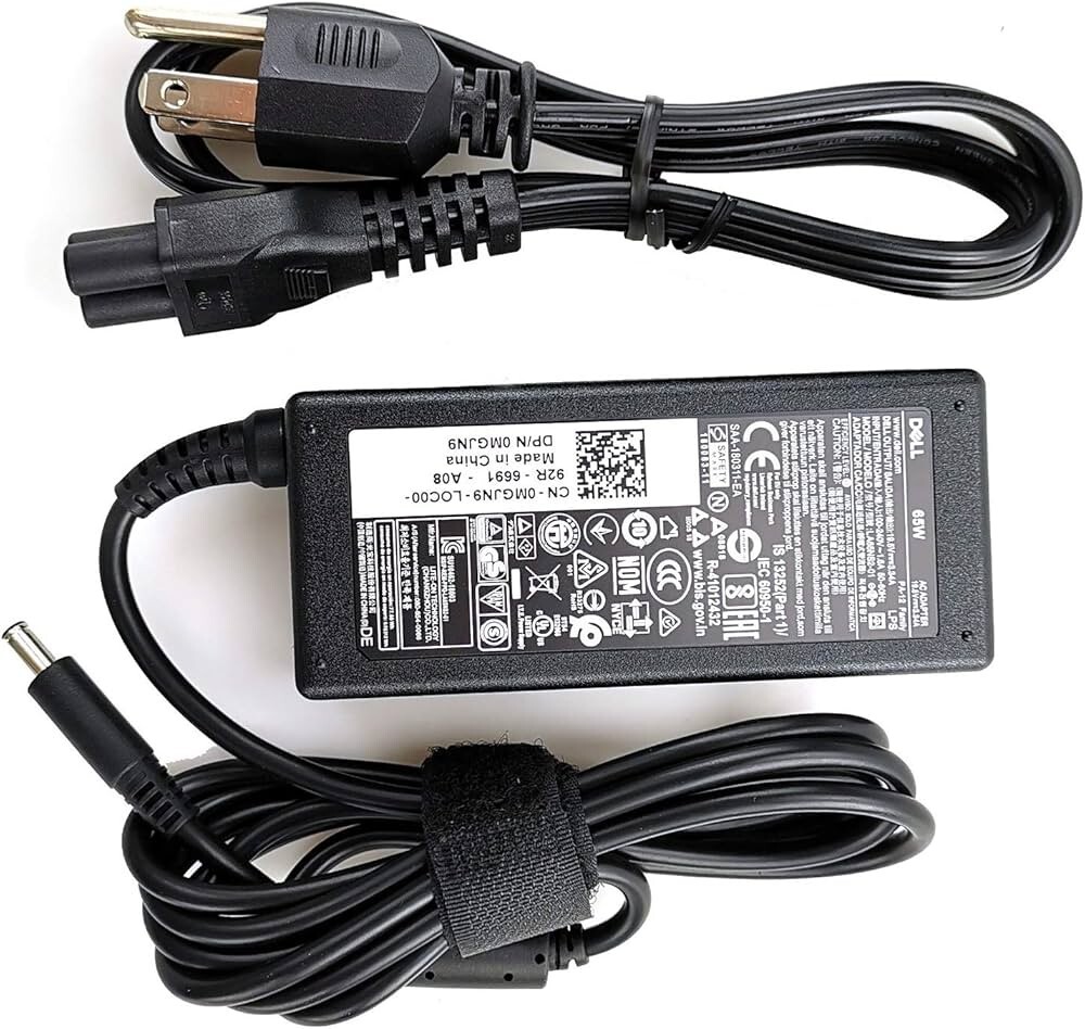 lot of 10 Genuine Dell 65W AC Adapter small 4.5mm for Chromebook Inspiron XPS