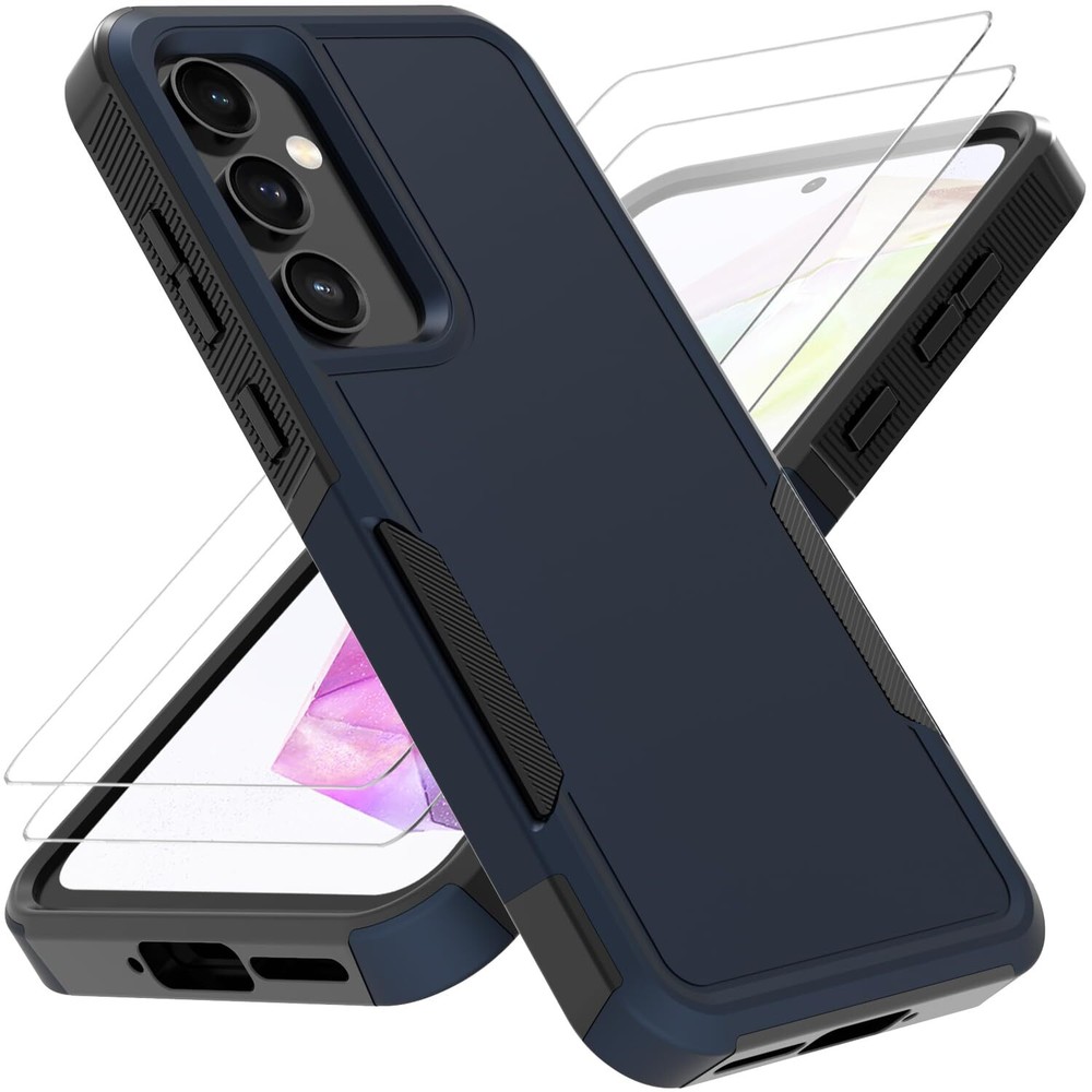 Compatible with Galaxy A55 5G Case/Galaxy A35 5G Case with HD Screen Protecto...