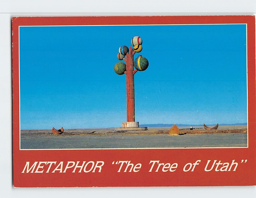 Postcard Metaphor The Tree of Utah Barro Utah USA