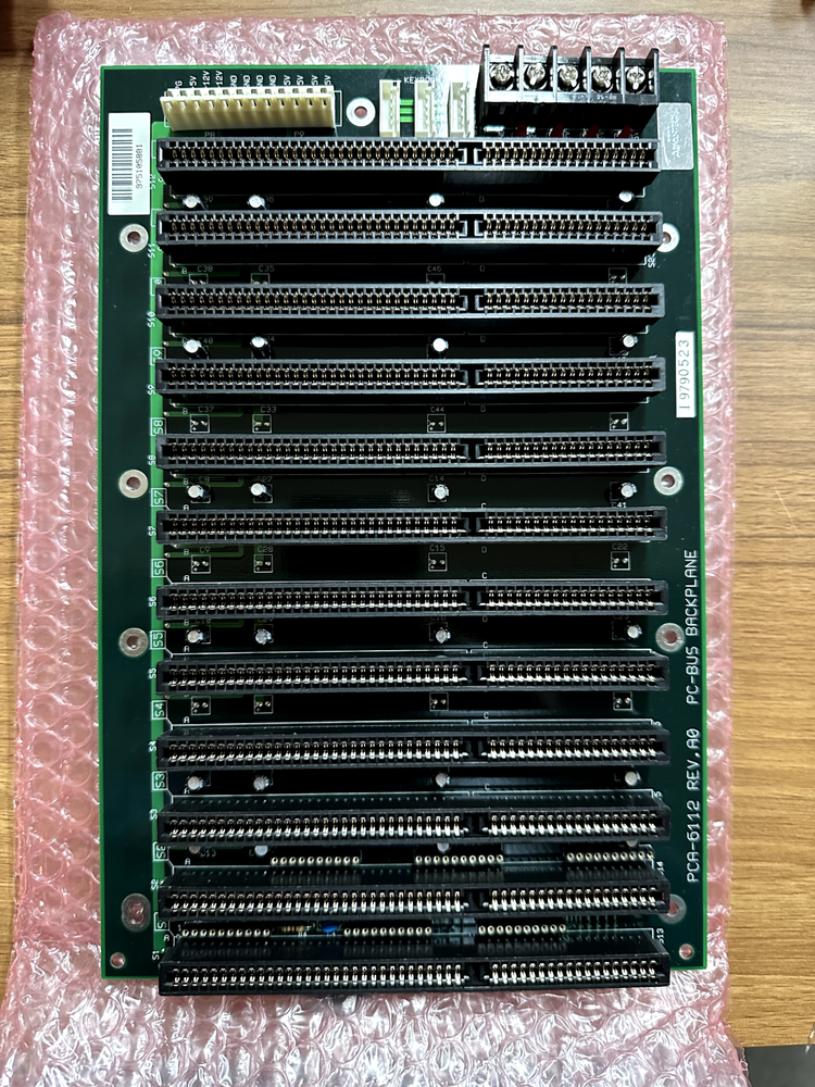 1PCS ADVANTECH PCA-6112  REV A0 PC-BUS BACKPLANE