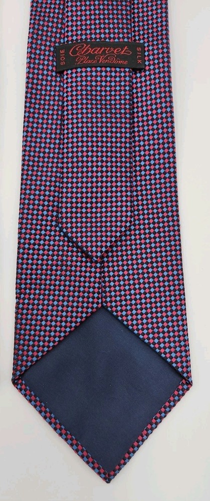 Charvet Place Vendome Multicolor Silk Tie Luxury Elegance France 59