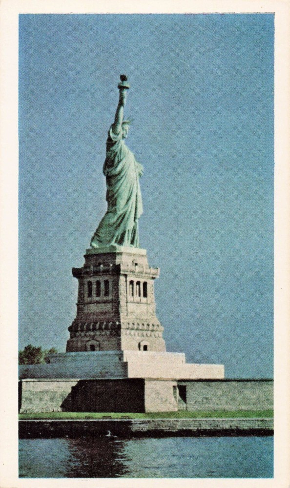 Statue of Liberty - New York City NY - Postcard