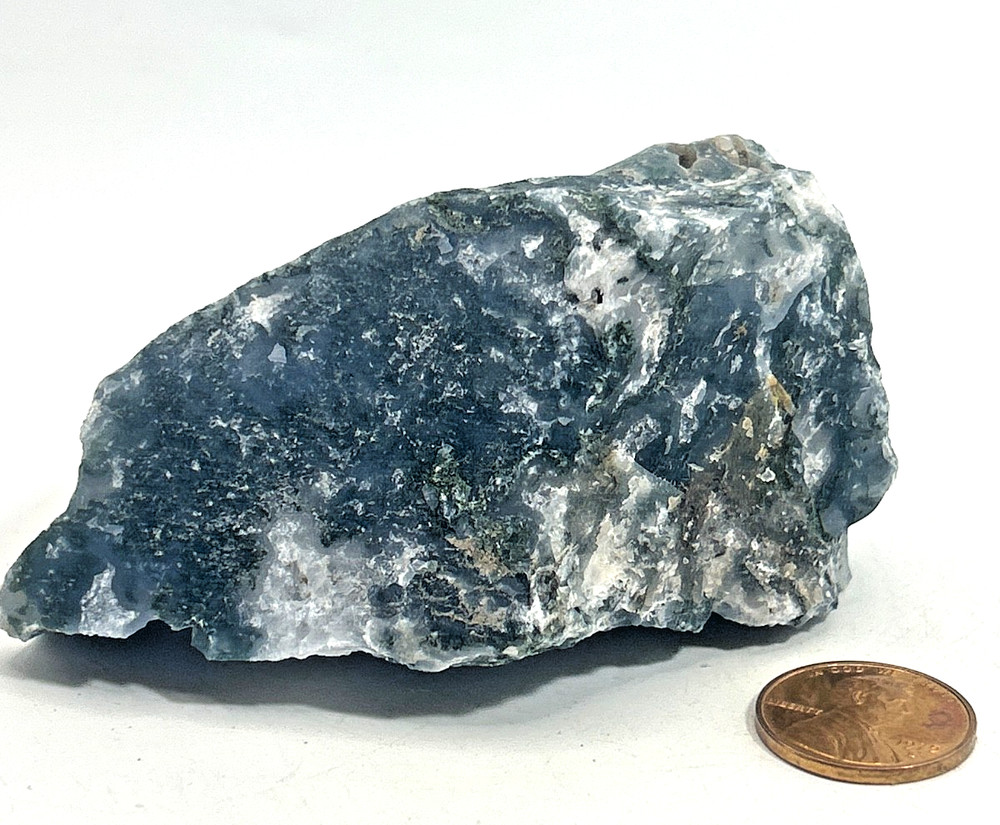 Beautiful Green Moss Agate Specimen 249 Grams