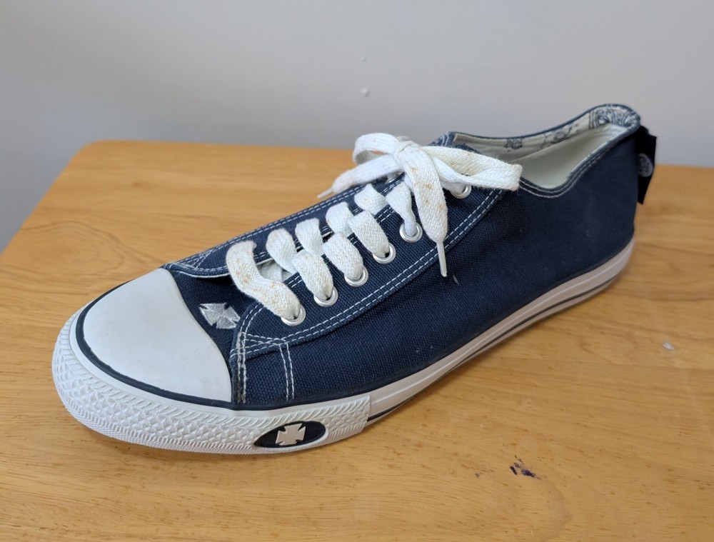 West Coast Choppers Blue Lo Top Sneaker Shoe Men's Size 9.5 - LEFT SHOE ONLY!