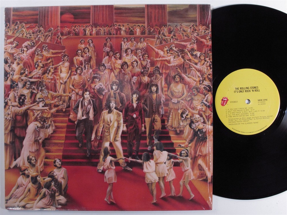 ROLLING STONES It's Only Rock 'N Roll ROLLING STONES LP VG++ SHRINK d